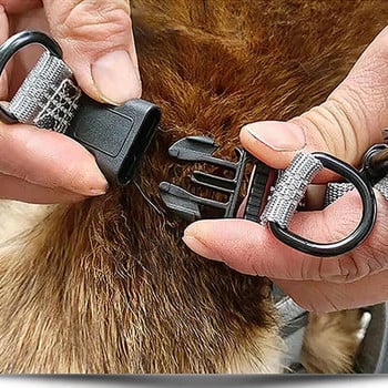 CDDMPET Big Dog Y Harness Регулируем найлонов колан за домашни любимци за средно големи кучета Светлоотразителни ремъци за кучешки гърди Колан за ходене на булдог