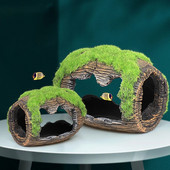 Akvariumo dekoravimas Dubens papuošimai Dervos krevečių namų slėptuvė Akvariumas Povandeniniai dekorai Kraštovaizdis