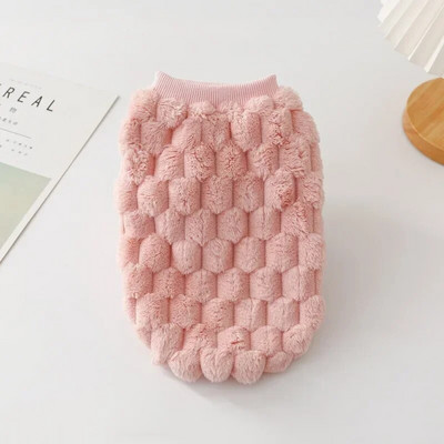 Šuniukas žiemai šiltas dvipusis aksominis liemenė naminiams gyvūnėliams drabužiai šunų medvilniniai paltai liemenė meškiukai Pomeranijos mažų šunų drabužiai striukės