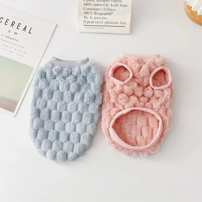 Šuniukas žiemai šiltas dvipusis aksominis liemenė naminiams gyvūnėliams drabužiai šunų medvilniniai paltai liemenė meškiukai Pomeranijos mažų šunų drabužiai striukės