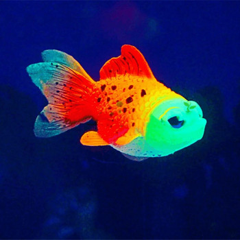 SWEETHOE Silicone Luminous Simulation Goldfish Model Fish Tank Decorationing Landscaping