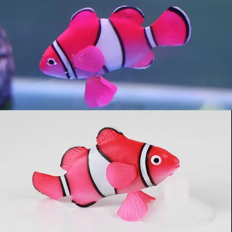 Akvariumas Dirbtinis šviečiantis Lionfish žuvų rezervuaras Kraštovaizdžio dizainas Silikono netikros žuvys plūduriuojantys šviečiantys papuošalai Namų apdaila