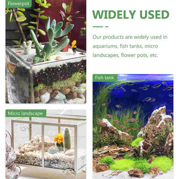 Декорация на растения за симулация на аквариум Устойчив пластмасов модел на растение Fish Tank Decor Озеленяване на аквариум Растение за скриване на риба Декорация
