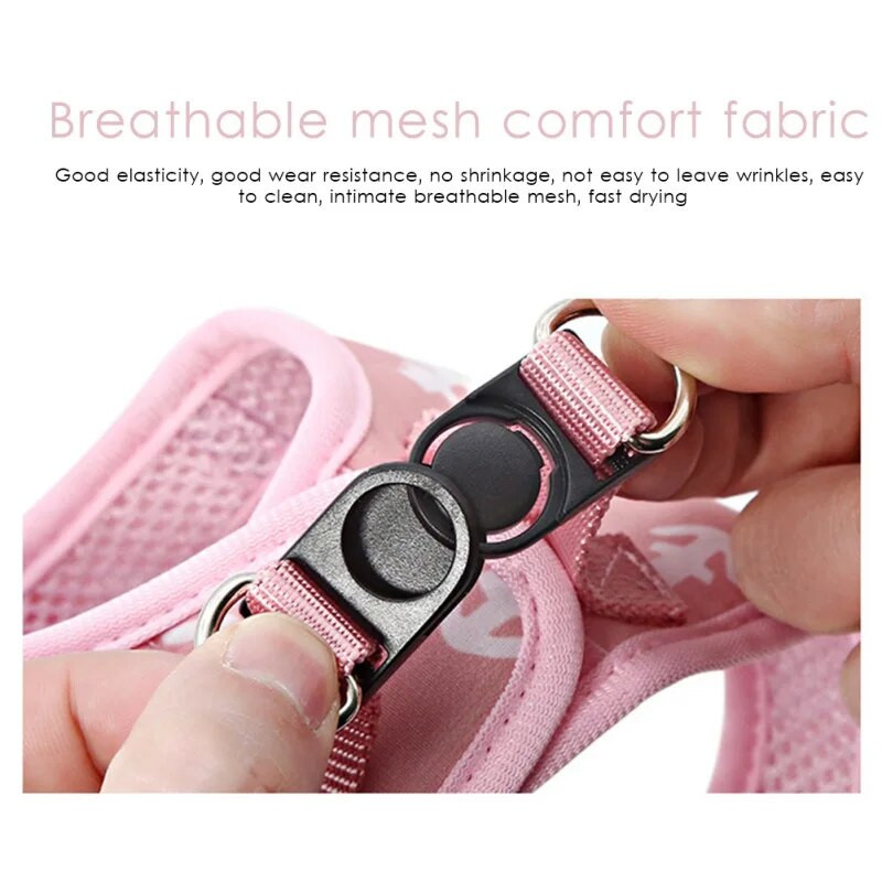 Šunų petnešos Escape Neperšlampamos kvėpuojančios šunų petnešos ir pavadėlis, skirtas vaikščioti lauke Lengvai valdomas naminių kačių šunų pavadėlis Nailono diržų rinkinys