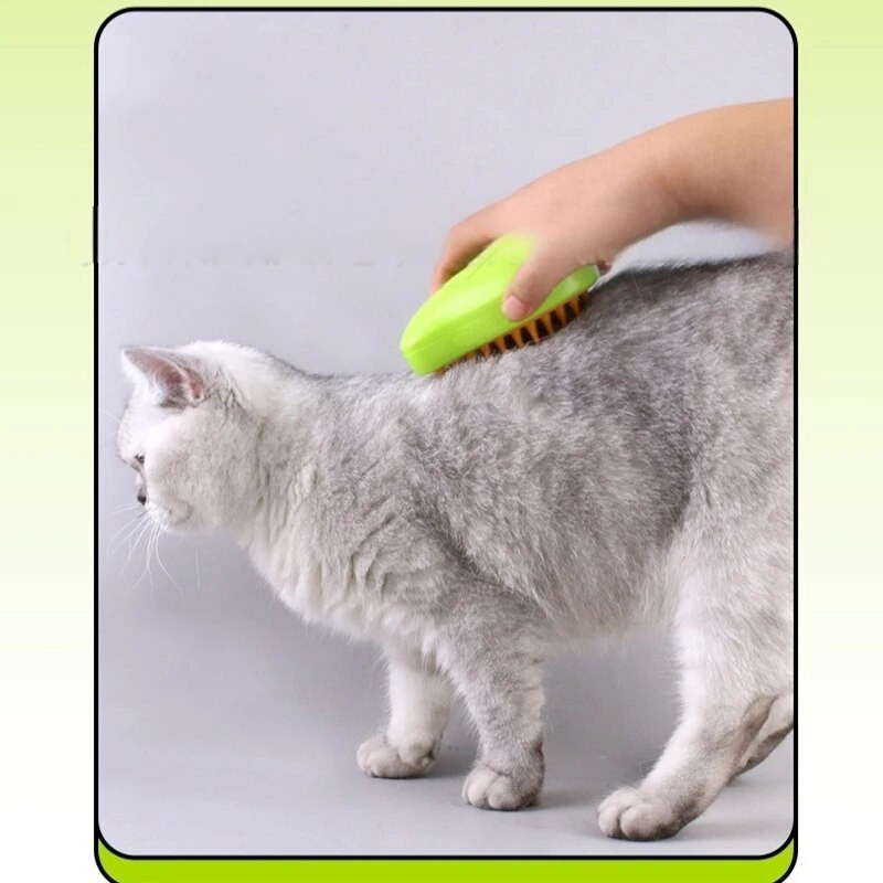 Naujos kačių šunų priežiūros šukos elektrinis purškiamas vandens purškiklis kačiuko naminių gyvūnėlių šukos Minkštos silikoninės depiliacijos katėms vonios šepetys plaukų priežiūros reikmenys