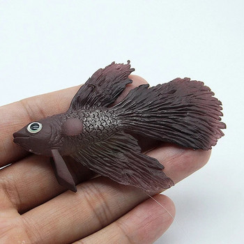 Παιχνίδια ψαριών από σιλικόνη, τεχνητά λαμπερά ψάρια Betta Lifelike Floating Fish Fishine