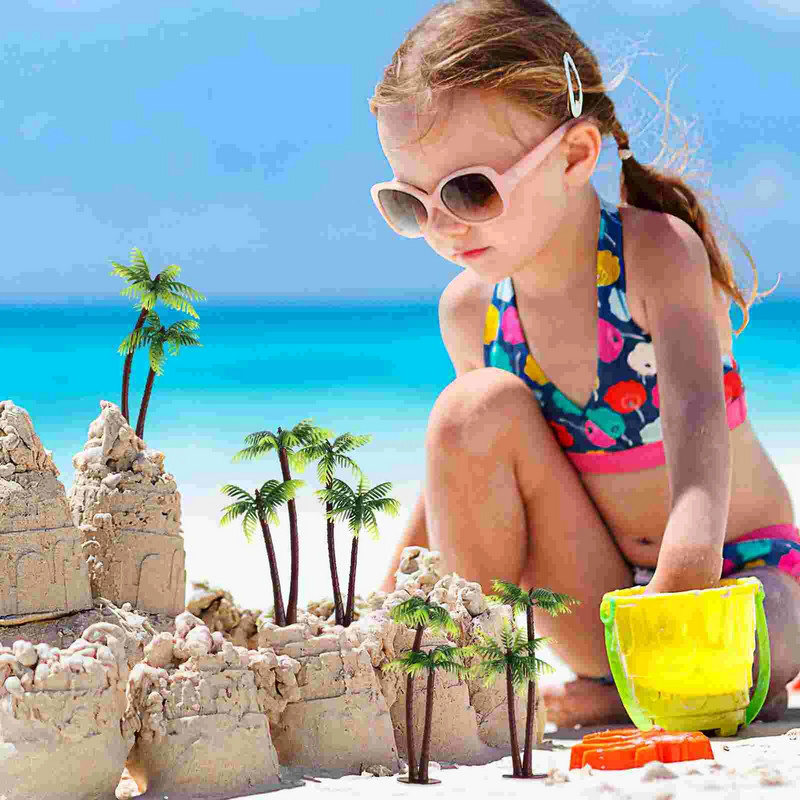 Kokosová palma Plastové ozdoby na kokosovú palmu Akvárium Kokosové rastliny Dekorácie na palmu do akvária