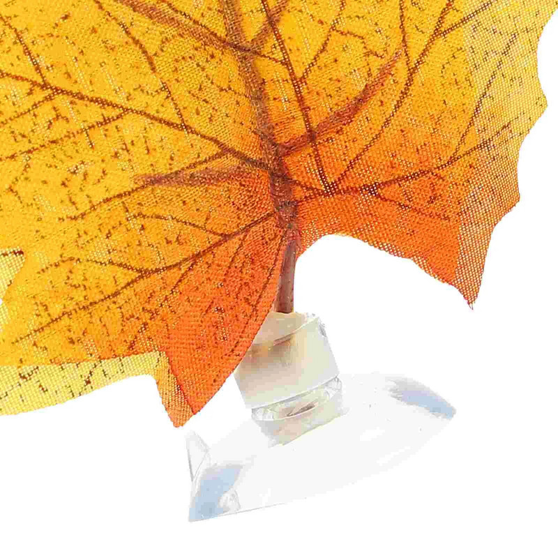 Vėžlių rezervuaras Betta lovos augalo dekoras akvariumo priedai plastikinių lapų hamakas, skirtas