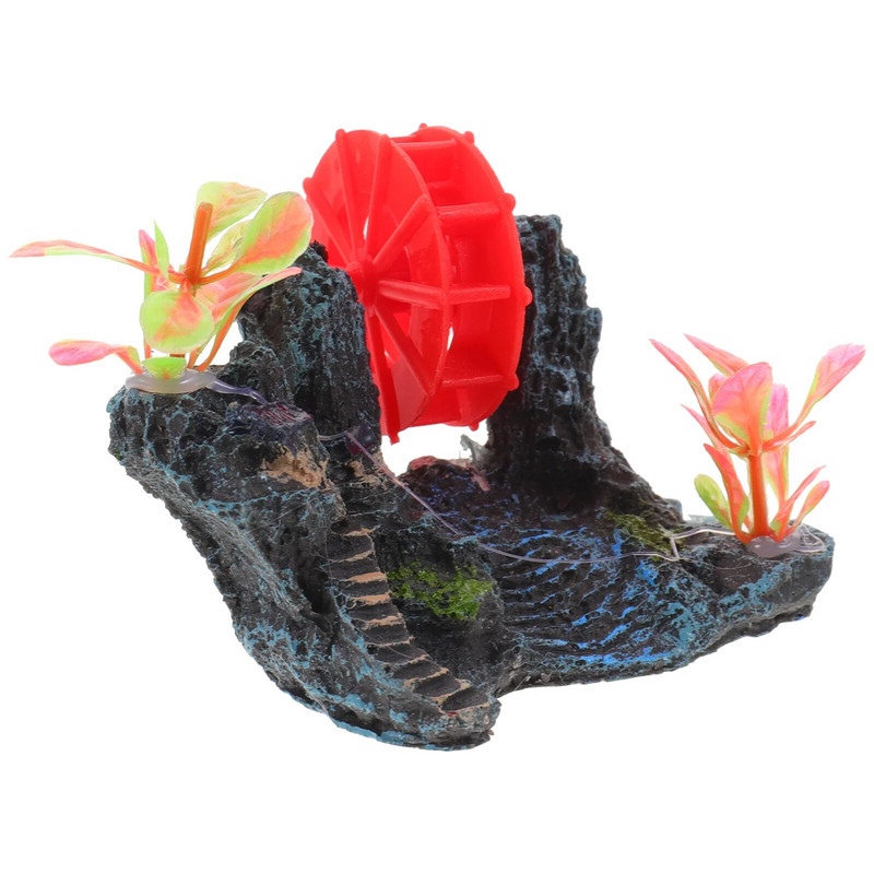 Akvariumo dekoravimas Akvariumo akvatorijos modeliavimas kalnų vandens ratų dekoravimas