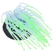 Švytintis anemonų augalas žuvų bako statula Fluorescencinis dekoratyvinis silikagelis akvariumas, dirbtinis tamsoje