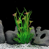 Zelene umjetne akvarijske biljke, realistične plastične 13 cm simulacija vodenih zelenih biljaka, vodenih korova, ukrasni akvarij