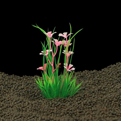 Zelene umjetne akvarijske biljke, realistične plastične 13 cm simulacija vodenih zelenih biljaka, vodenih korova, ukrasni akvarij