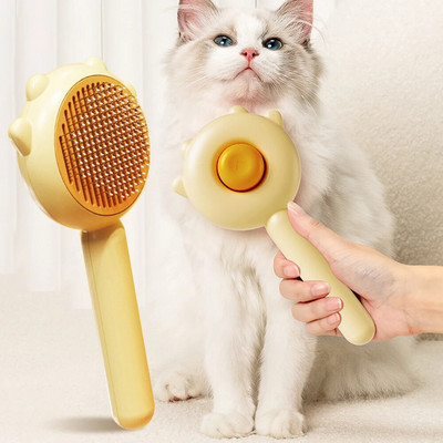 Μασάζ με χτένα γάτας Μασάζ για κατοικίδια Magic Combs Βούρτσα αποτρίχωσης για γάτας και σκύλους Universal βελόνα Καθαρισμός κατοικίδιων ζώων Scratcher