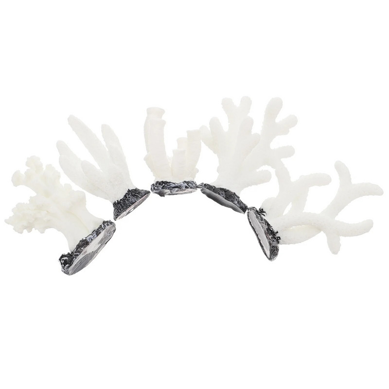 5 бр. Аксесоар за аквариум за озеленяване на корали Аксесоари за океански аквариуми Пейзаж от смола