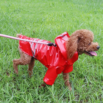 Αδιάβροχο σκύλου Ανακλαστικό αδιάβροχο παλτό για κατοικίδια για μικρά κουτάβια γάτες Αδιάβροχο Chihuahua Bulldog Pets Στολή Cape Poncho