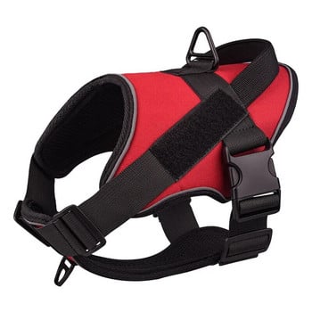 Large Dog Tactical Chest Strap Γιλέκο κατοικίδιων ζώων Ανακλαστικό σχοινί σκύλου Αντιεκρηκτική έλξη