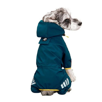 Puppy Raincoat Αδιάβροχα Ρούχα για σκύλους Chihuahua Schnauzer Αδιάβροχο παλτό για μικρά σκυλιά Jumpsuit Reflective Raincoat Dogs