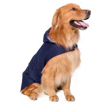 Αδιάβροχο σκύλου Μικρά μεγάλα σκυλιά Αδιάβροχα ρούχα για κατοικίδια Ανακλαστικά σκυλιά Αδιάβροχα παλτά με κουκούλα Αδιάβροχο μπουφάν Chihuahua