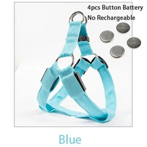 Reguliuojamas LED diržas šunims, USB įkraunamas, mirksintis naktinis saugos diržas, netraukiamas antkakliai, skirti mažiems ir vidutiniams šunims augintiniams Arnes Perro