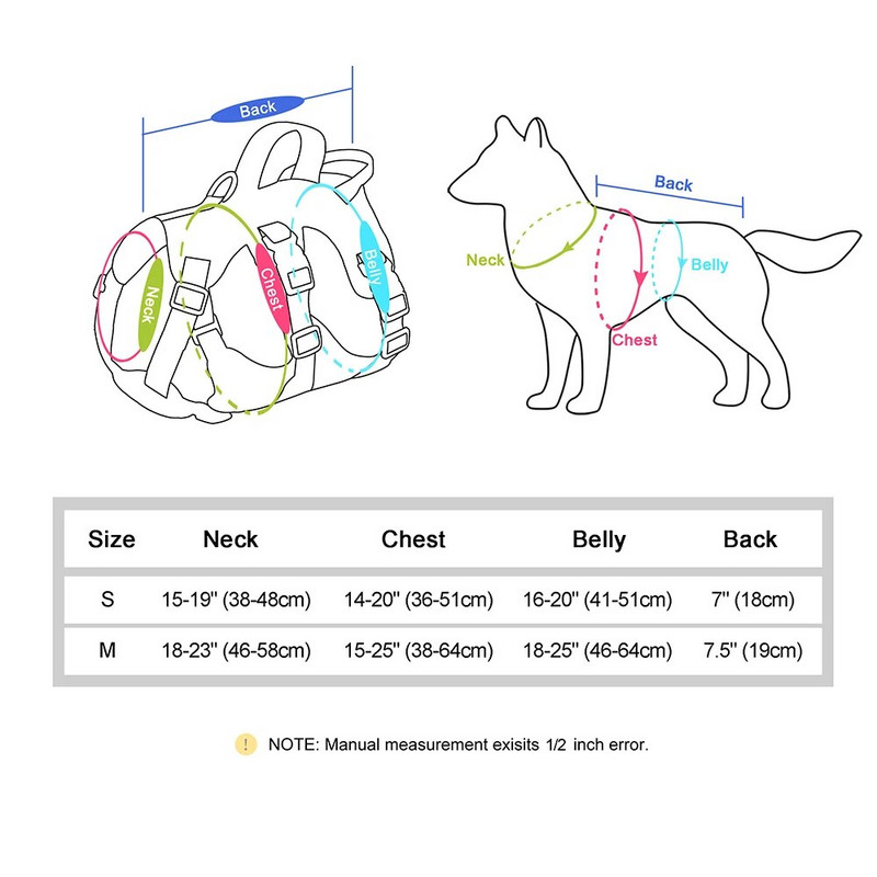 Neperšlampami šunų diržai, kvėpuojantys tinkleliai, paminkštinti šviesą atspindintys nailono šunų liemenės mažų vidutinių šunų apynasrių petnešos, skirtos Pitbull žygiams