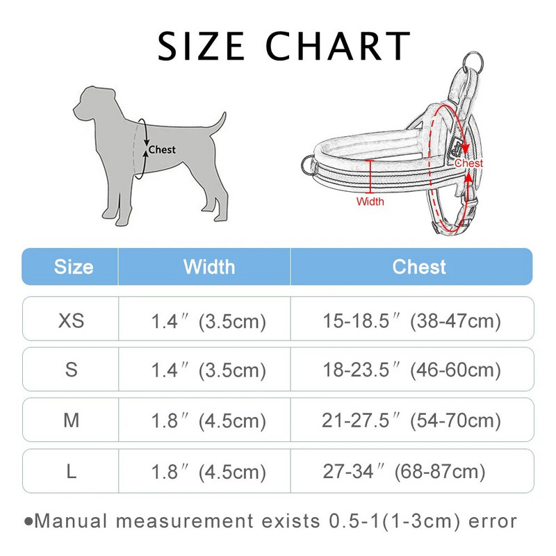 Šunų diržų liemenė be traukimo Šviesą atspindinti šunų petnešėlė Minkšti paminkštinti naminių gyvūnėlių šuniukų diržai, reguliuojami mažiems ir vidutiniams dideliems šunims XS SML