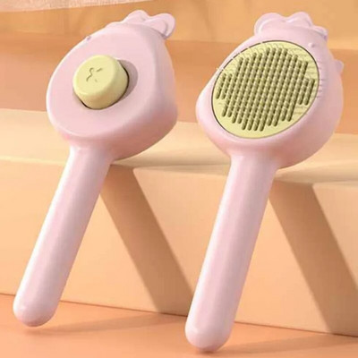 Kačių šukos Savaime išsivalančios kačių šepetys Šukos Naminių gyvūnų plaukų šalinimo priemonė Masažinis šunų šepetys Vienu paspaudimu Šukos katėms Plaukų mazgą atidarantys produktai naminiams gyvūnėliams