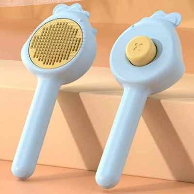 Kačių šukos Savaime išsivalančios kačių šepetys Šukos Naminių gyvūnų plaukų šalinimo priemonė Masažinis šunų šepetys Vienu paspaudimu Šukos katėms Plaukų mazgą atidarantys produktai naminiams gyvūnėliams