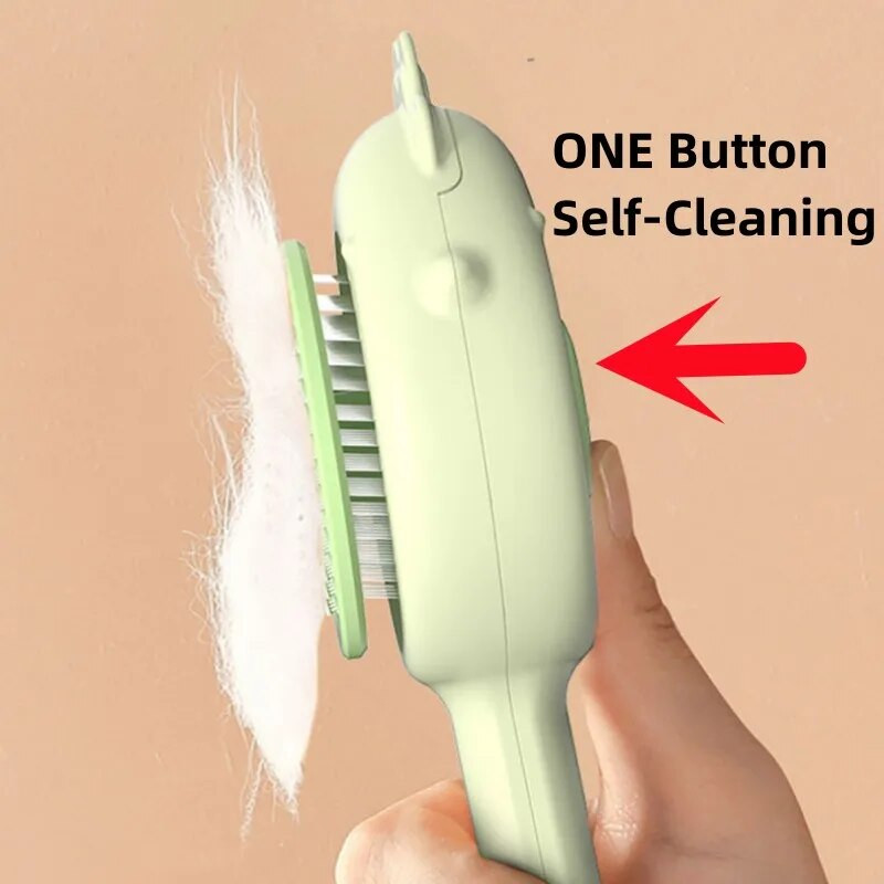 Kačių šukos Savaime išsivalančios kačių šepetys Šukos Naminių gyvūnų plaukų šalinimo priemonė Masažinis šunų šepetys Vienu paspaudimu Šukos katėms Plaukų mazgą atidarantys produktai naminiams gyvūnėliams