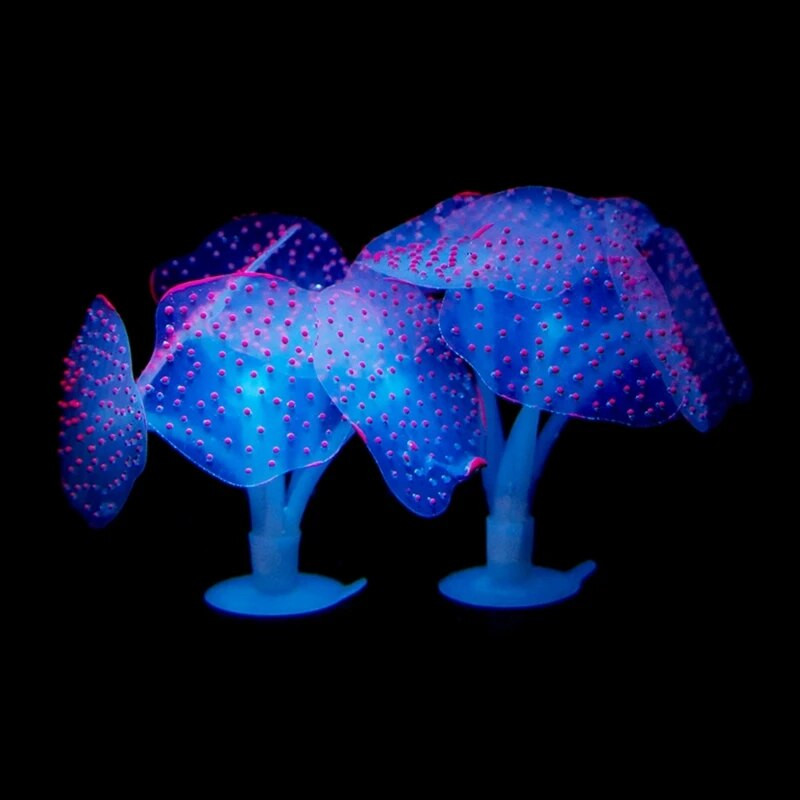 Akvárium színes puha korall művészet kézműves-lény terrárium élőhely dekoráció