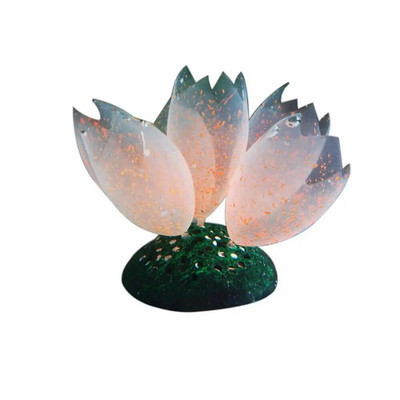 Ornament Decor Silikoninis švytėjimas Dirbtinis Akvariumas Akvariumas Koralų burbulų augalas