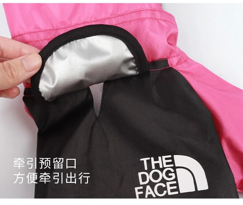 Drabužiai augintiniams, šunų lietpaltis visam sezonui, keturių kojų paltas, permatomi PU vandeniui atsparūs drabužiai