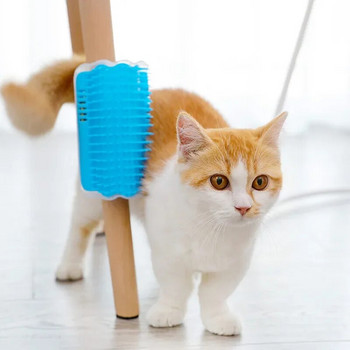 Περιποίηση γάτας με μαλακό γατάκι Γωνιακό μασάζ τοίχου για γάτες Βούρτσα χτένας γάτας Τρίβει το πρόσωπο με μια γαργαλιστική χτένα Προμήθεια περιποίησης κατοικίδιων