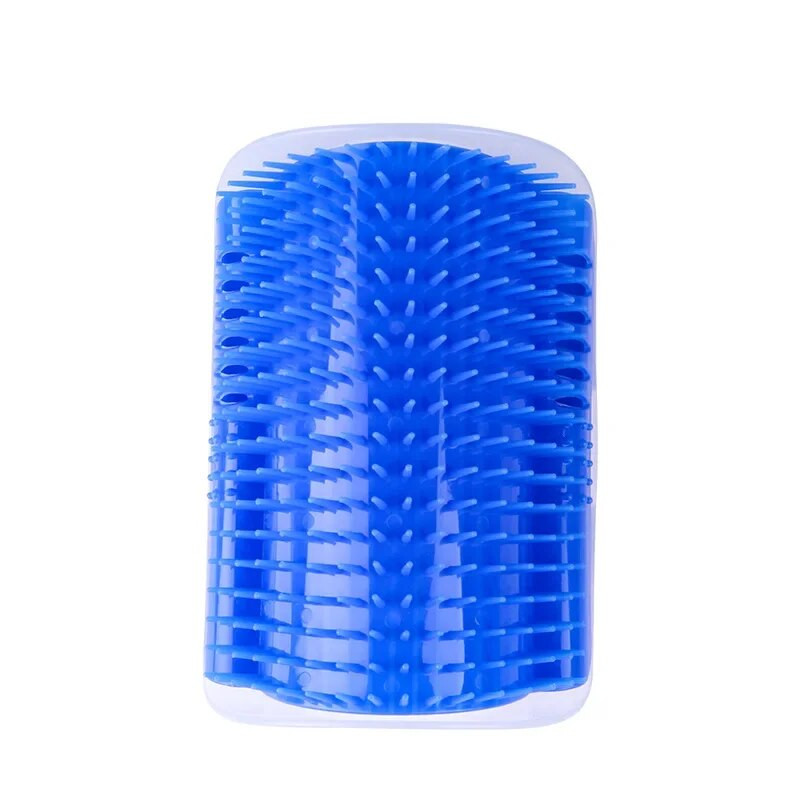 Kačių šukavimo priemonė su katžolėmis Minkšta kačių sienelės kampas masažo kačių šukavimo šepetys įtrina veidą kutenančiomis šukomis Gyvūnų priežiūros reikmenys