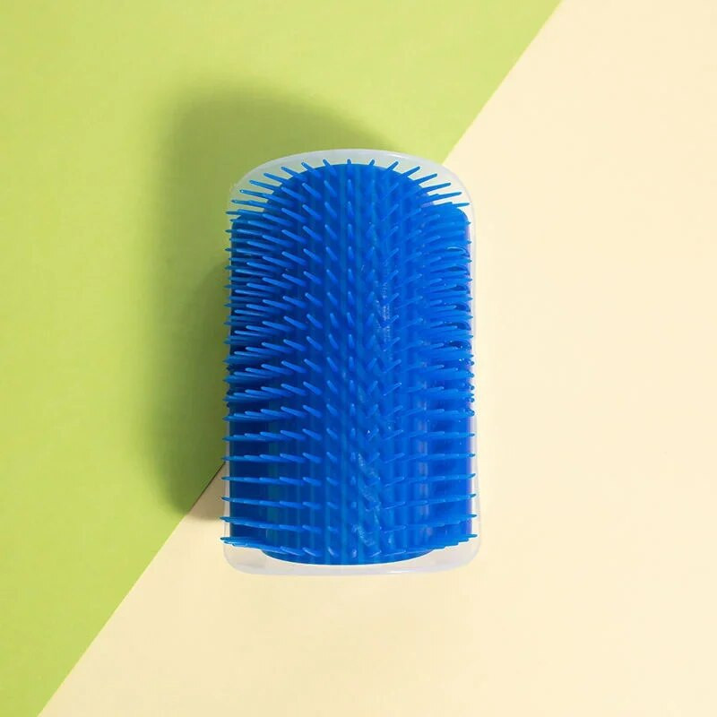 Kačių šukavimo priemonė su katžolėmis Minkšta kačių sienelės kampas masažo kačių šukavimo šepetys įtrina veidą kutenančiomis šukomis Gyvūnų priežiūros reikmenys