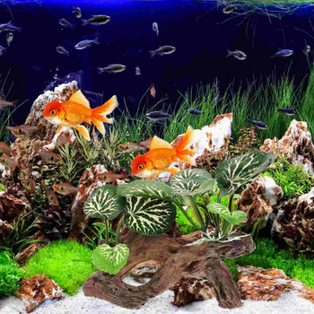 Аквариум Ствол Растение Орнамент Изкуствен ствол Пещера Орнамент Fish Tank Hideout Decor for Fish