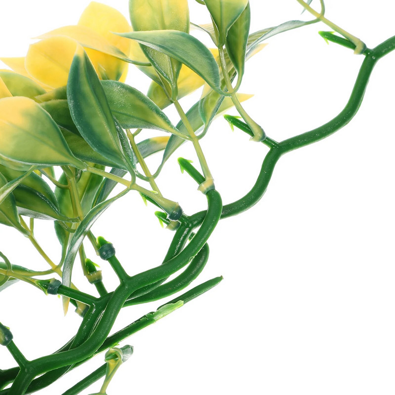 Imituotas rotango apželdinimas žuvų rezervuaro augalų vynuogynų ornamentas akvariumo dekoras modeliavimas naminių gyvūnėlių mašina sodininkystės terariumas