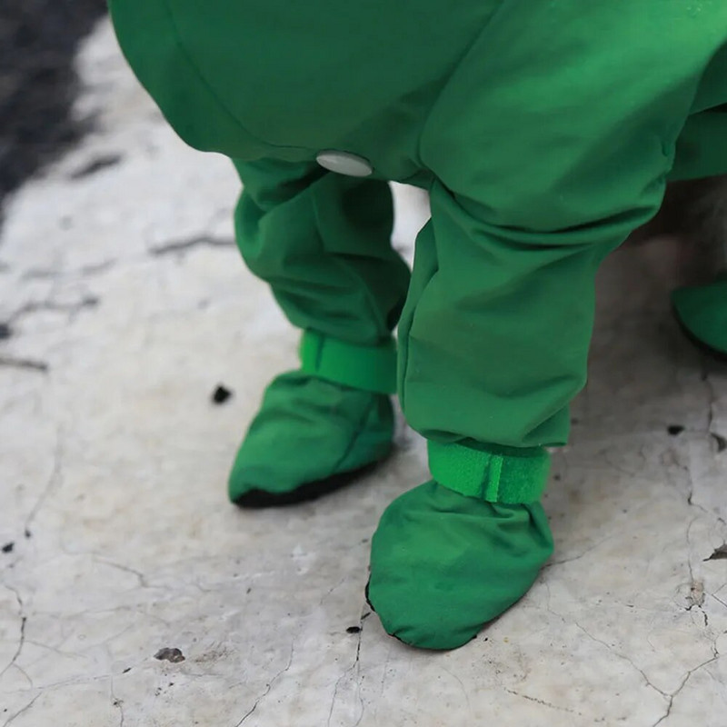 Mažo šuns keturkojis lietpaltis, atsparus vandeniui, viskas įskaičiuota, vientisas naminių kačių šuniuko kombinezonas, šliaužtinukai su batais, lauko šunų drabužiai