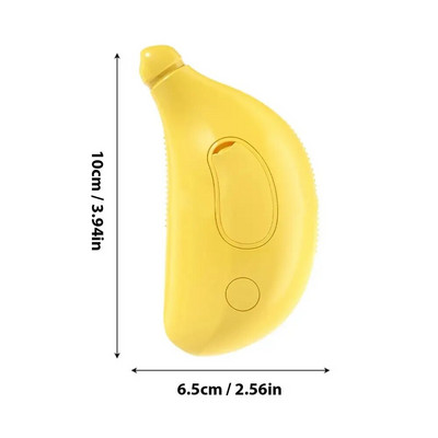 Elektrinis garinis naminių gyvūnėlių šepetys Katės garų šepetys banginio forma 3 viename šunų priežiūros šukos plaukų šalinimo šukos kačių masažo plaukų šepečiai