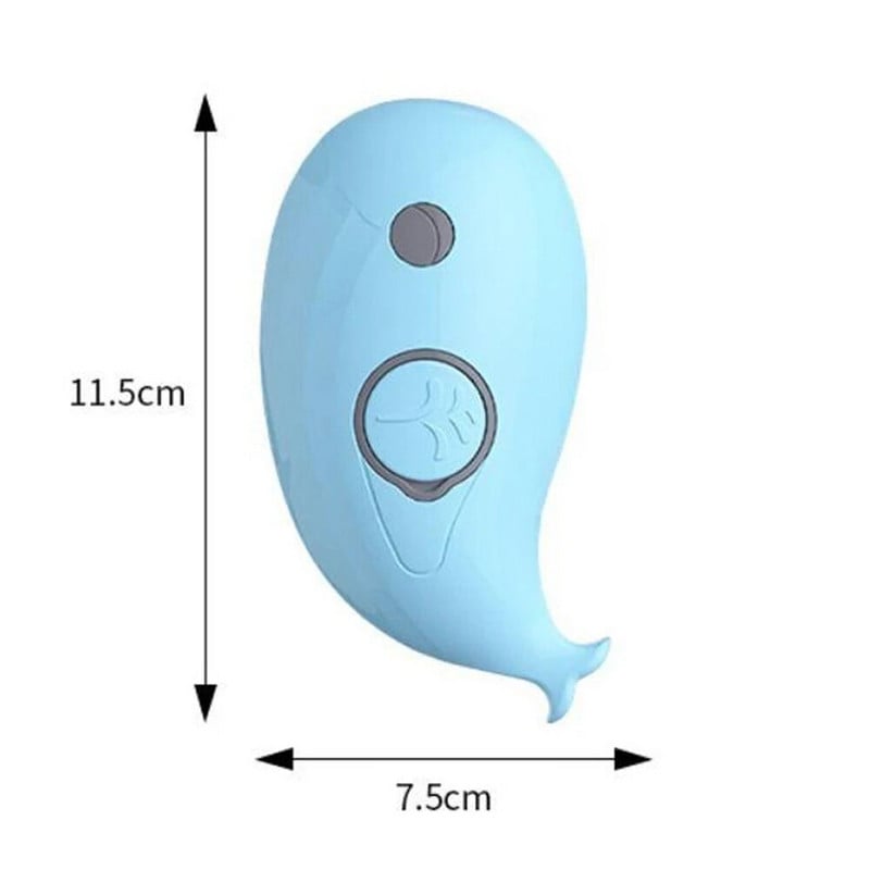 Elektrinis garinis naminių gyvūnėlių šepetys Katės garų šepetys banginio forma 3 viename šunų priežiūros šukos plaukų šalinimo šukos kačių masažo plaukų šepečiai