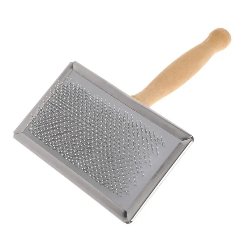 Naminių gyvūnėlių priežiūros šukos, plaukų slinkimas, šepetys, medinė rankena, šlifavimo priemonė šunims katėms, didmeninė prekyba