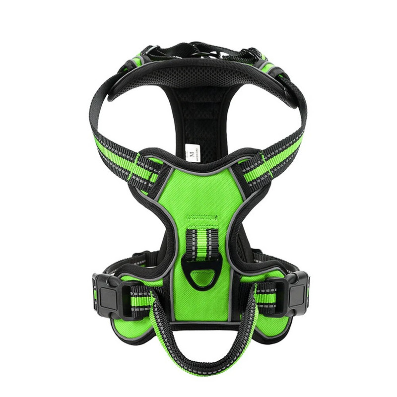 Reguliuojami nailoniniai šunų diržai, šviesą atspindintys diržai naminiams gyvūnėliams mažiems ir vidutiniams dideliems šunims Kvėpuojantys šunų diržai be traukiamų diržų šuniui