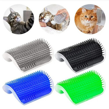 Βούρτσα για γάτες για γωνιακό μασάζ για γάτες Self Clean Groomer χτένα για αποτρίχωση γάτας Βούρτσα για γάτες Τρίβει το πρόσωπο για κατοικίδια με Catnip