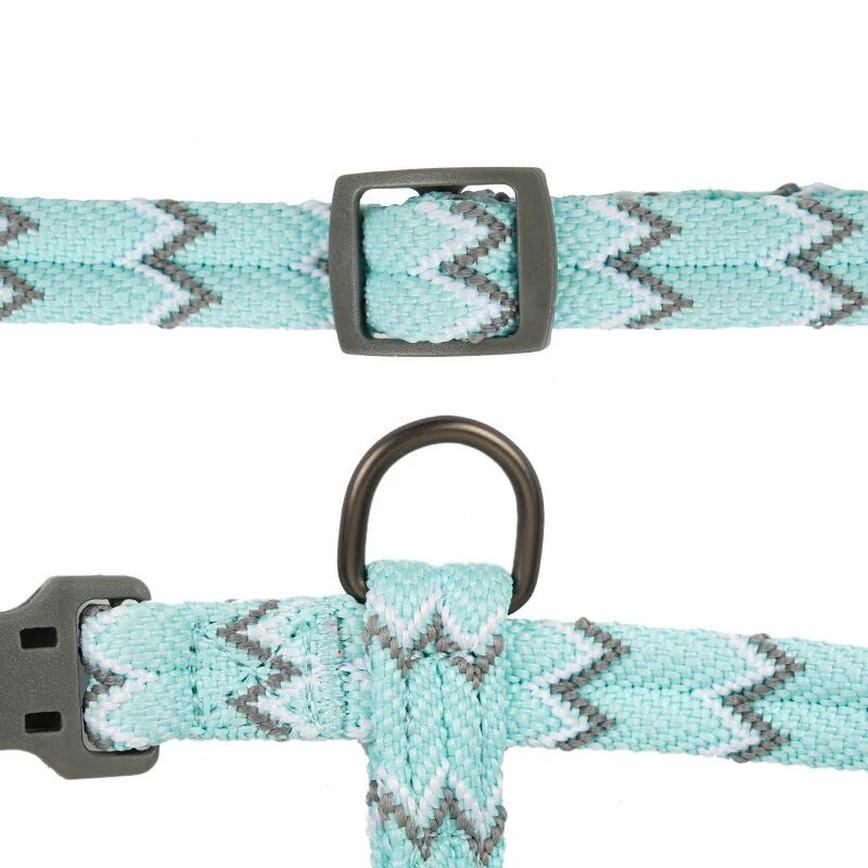 Ham pentru animale de companie din nailon, reglabil, respirabil, în formă de I, piept sport și spate, mijloc mare, obraznic, vestă pentru câine, mers și alergare.