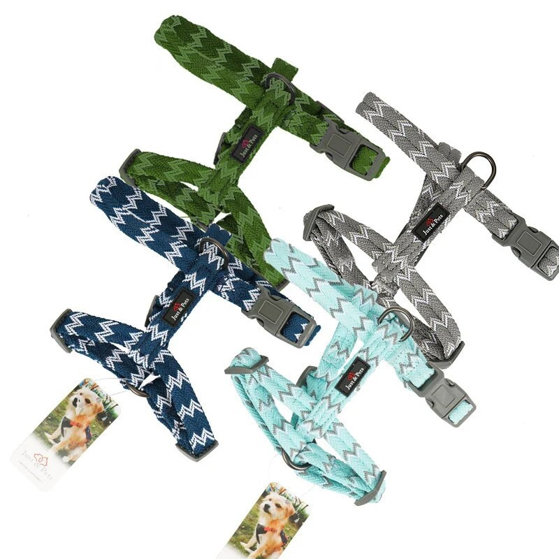 Ham pentru animale de companie din nailon, reglabil, respirabil, în formă de I, piept sport și spate, mijloc mare, obraznic, vestă pentru câine, mers și alergare.