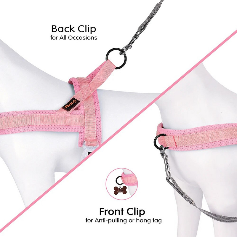 Állítható nylon kutyahám Színes kisállatkutyák mellény hám gyorsfűzős vezérlő fogantyúval kicsi, közepes méretű chihuahua kutyák számára