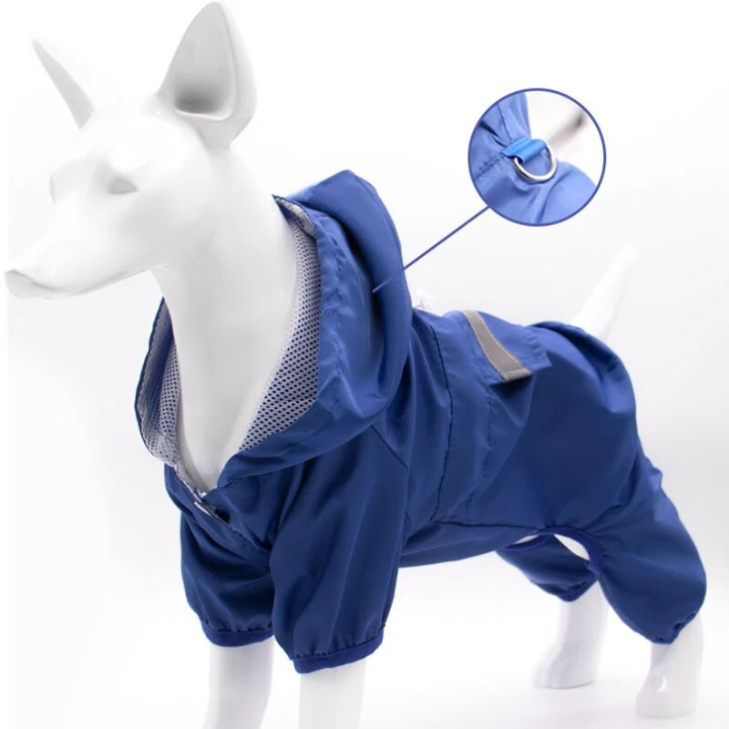 Neperšlampamas lauko šunų lietpaltis su gobtuvu Madingi paprasti tvirti naminių gyvūnėlių drabužiai Keturkojų kamufliažinis mažo šuns kostiumo paltas nuo lietaus