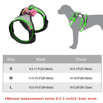 Bling Rhinestone Mesh Dog Harness Сладък Bowknot Малки кучешки колани Жилетка Светлоотразителна жилетка за кученце, котка, регулируема за кучета Чихуахуа