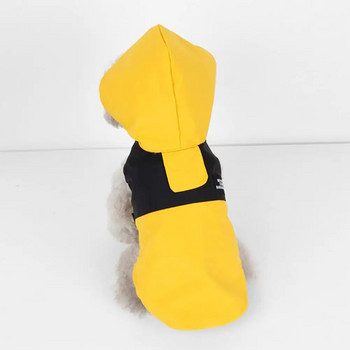 Дъждобран за кучета Водоустойчив многофункционален дъждобран с качулка за домашни любимци Стилно яке за дъжд за кучета с фини шевове за лято