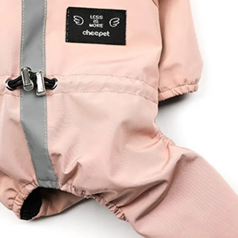 Pelernă de ploaie pentru câini de companie, impermeabilă, reflectorizantă, în aer liber, respirabilă, haină de ploaie, haine, câini de talie mică, mijlocie, hanorace, salopete de ploaie