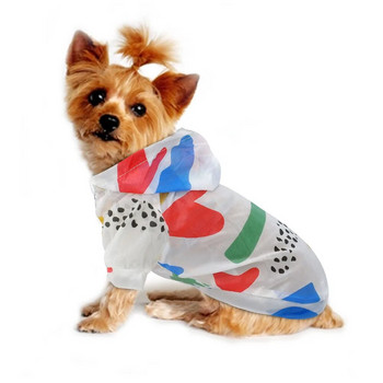 Σκύλος Αντιηλιακά Ρούχα Καλοκαιρινής Αντιηλιακής Προστασίας Φούτερ Μικρά Ρούχα Σκύλου Εκτύπωση Πόντσο για Μικρά Μεσαία Κατοικίδια Κουτάβι Γάτα